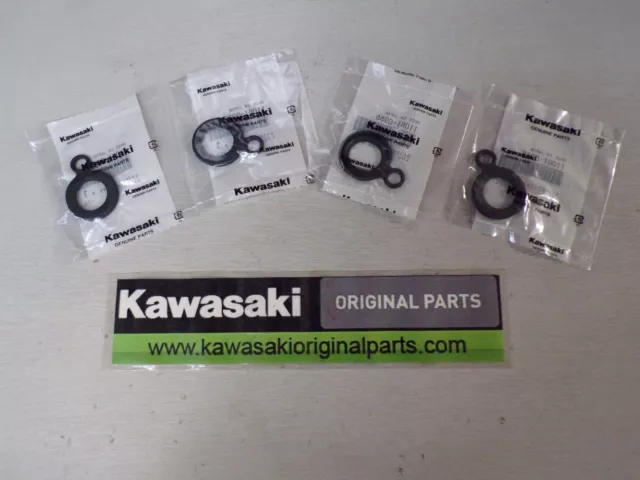 Kawasaki ZZR/ZRX & GPZ (see list) Set of four spark plug Gaskets,11061-0988 x 4.