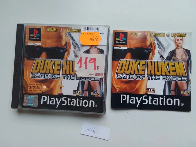 Jeu PS1 Duke Nukem: Land Of The Babes - Version PAL, Testé Et Jouable Sur PS1/PS2/PS3 - Bon état