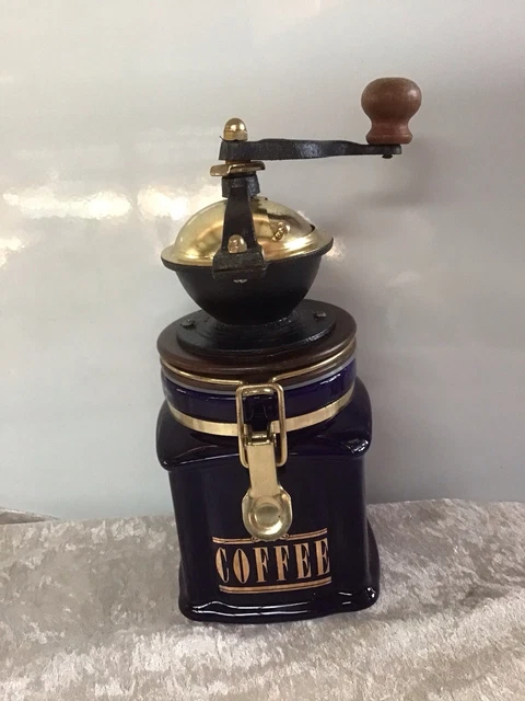 birch antique coffee mill grinder