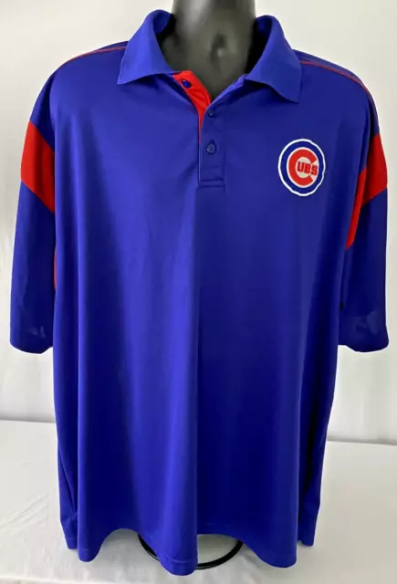 Genuine Merchandise Polo Shirt Men's 3XL Short Sleeve TX3 COOL Chicago Cubs MLB