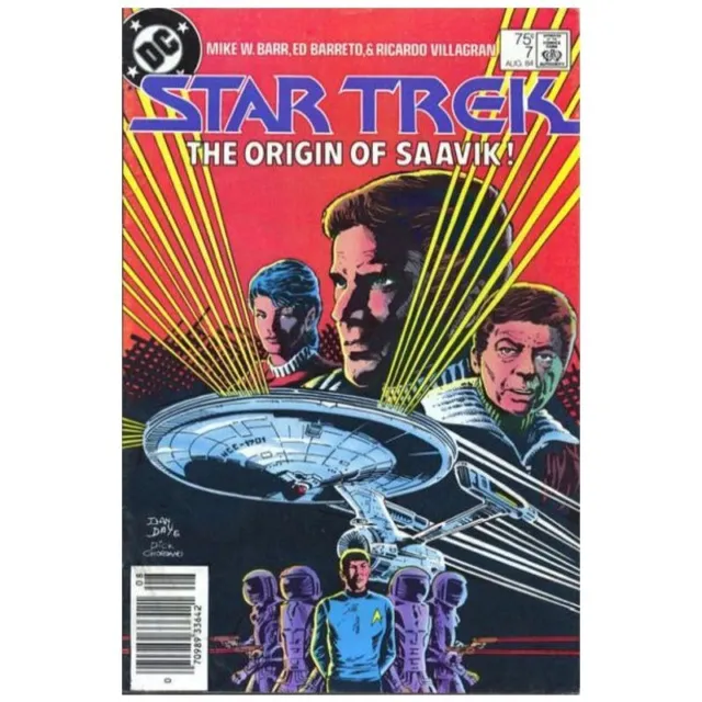 Star Trek (1984 series) #7 Newsstand in Very Fine + condition. DC comics [k|