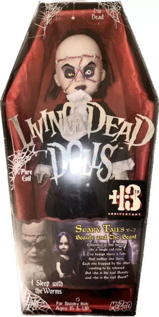 Living Dead Dolls Scary Tales Vol 2 Beauty and the BEAST/ BEAST ! 2009 MIB Mezco