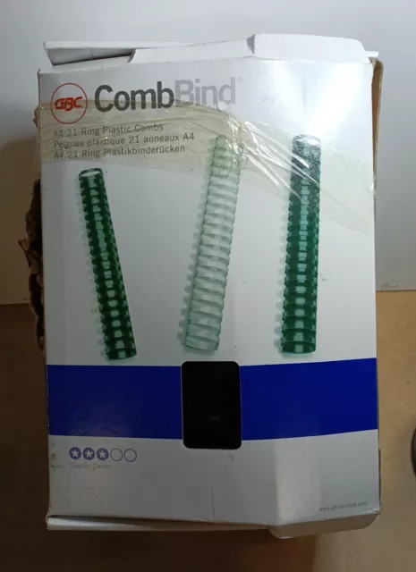 GBC CombBind Binding Combs 51mm A4 Black (450 Sheets Capacity, Pack of 50)