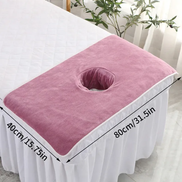 40*80cm Beauty SPA Massage Table Planking Face Towel with Hole Bed Bandana 3