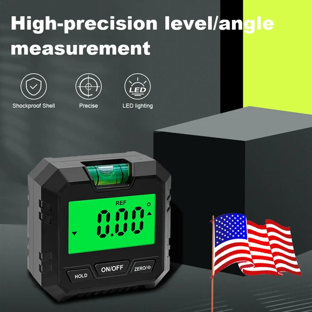 LCD DIGITAL Inclinometer Level Box Gauge Angle Finder