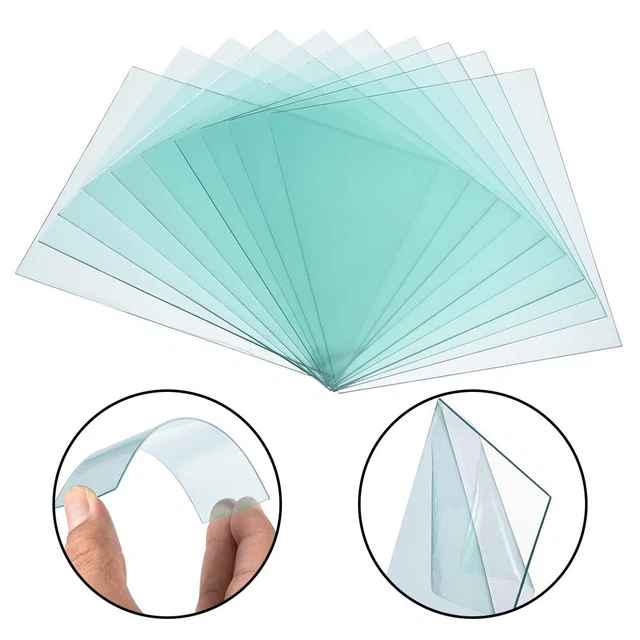 Remplacement de lentille de protection de soudage transparente 10 pièces légè