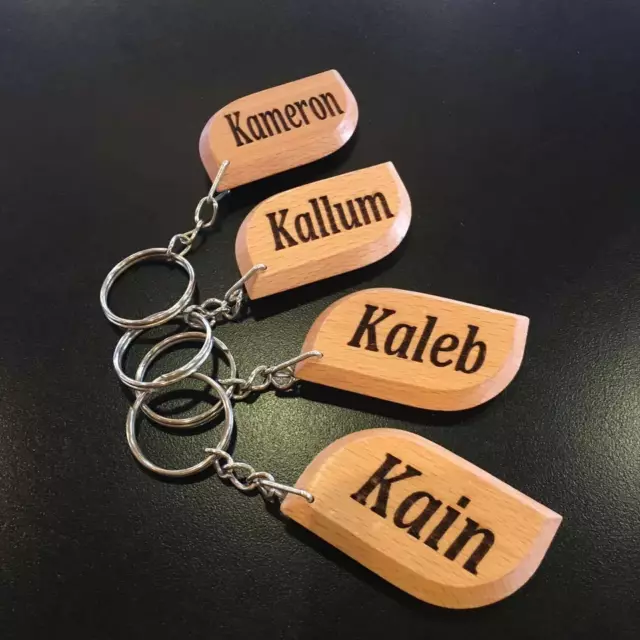 Llaveros con nombre personalizado llaveros de madera regalo