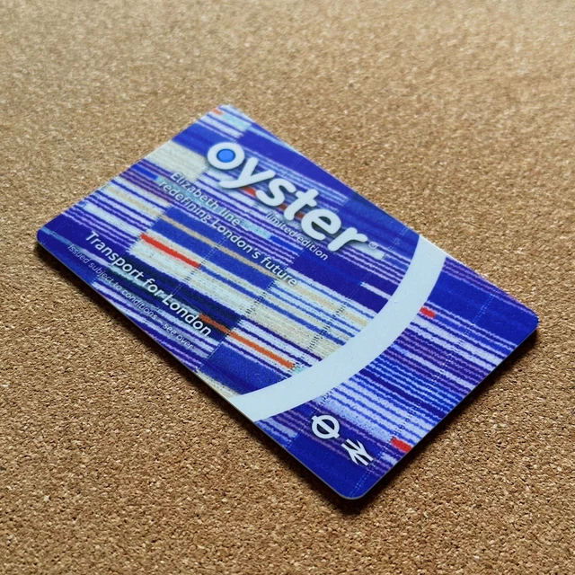 TFL OYSTER CARD Limited Edition Elizabeth Line (2022) New w/ £5