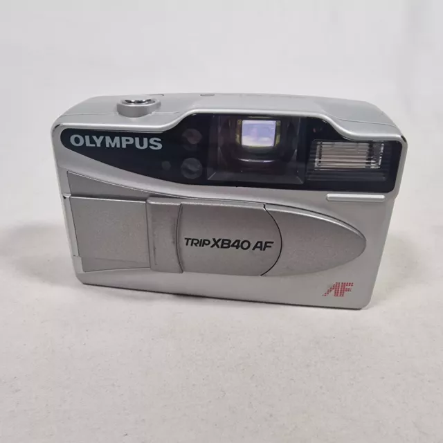 Olympus Trip XB40 AF 35mm Camera Auto Focus Point & Shoot Silver SPARES REPAIRS