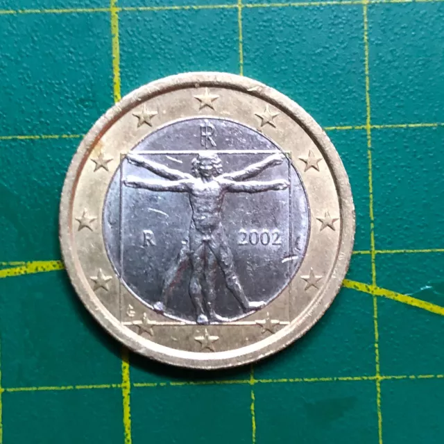 1 EURO MÜNZE italien 2002 Fehlprägung Italien Leonardo da Vinci EUR  5.500,00 - PicClick DE