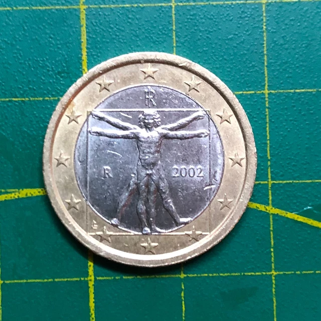 1 Euro Münze Leonardo Da Vinci 2002 Fehlprägung Erkennen 1 EURO MÜNZE italien 2002 Fehlprägung Italien Leonardo da Vinci EUR 5.