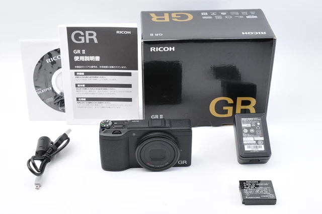 SH:8 [Near MINT+5] RICOH GR II 16.2MP WIFI DIGITAL COMPACT CAMERA From JAPAN