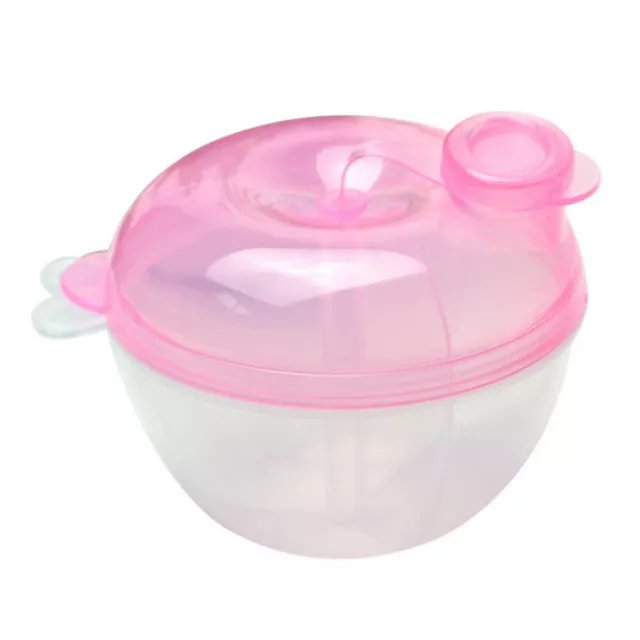 3 Compartment Baby Formula Dispenser Snack On The Go Infant Container Non Stick 3