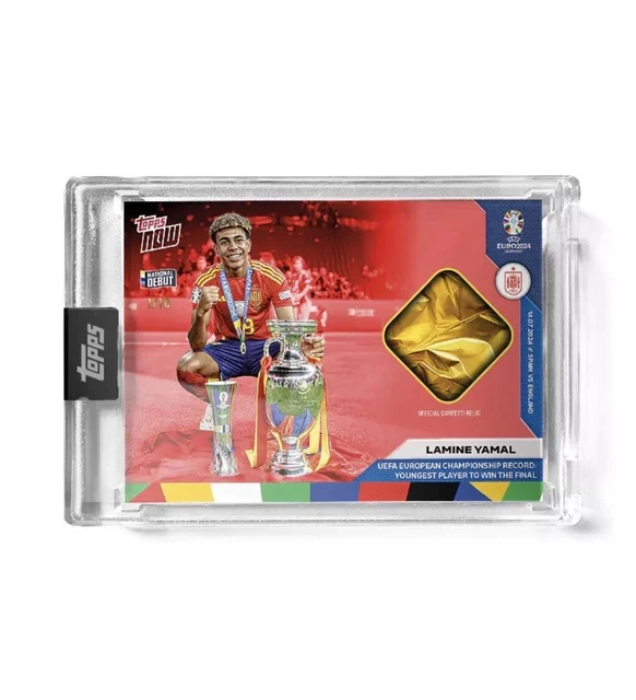 LAMINE YAMAL /10 - UEFA EURO 2024 Official Confetti Relic $3,301.78