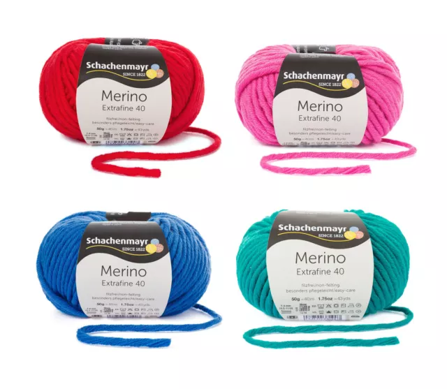 50g Reine Merinowolle von Schachenmayr Merino Extrafine 40 102€/kg