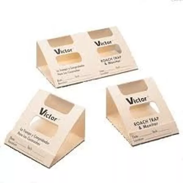 20 Victor Roach & Insect Control Trap & Monitor Glue Boards ( 40 Monitor Traps ) 2
