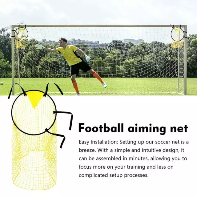 Soccer Topshot Football Training Shooting Target Youth Target Net Goal R09C