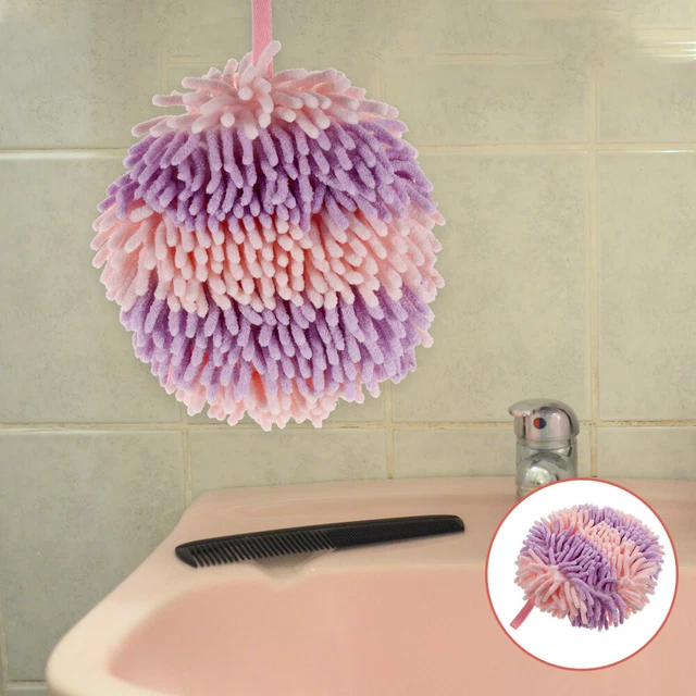 Toalla de mano redonda absorbente de agua toalla de mano creativa para niños suministro para el hogar