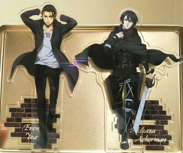 Figura de anime Attack on Titan Levi, Eren Jager, Mikasa Ackerman