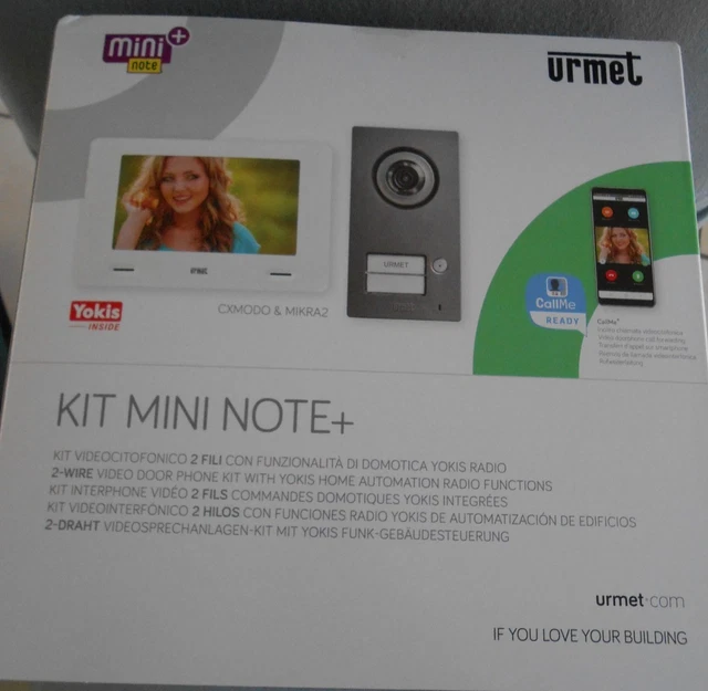 Urmet Note INTERPHONE VIDEO URMET KIT NOTE 2 WIFI - contrôle d'accès - 1722/96 EUR ...