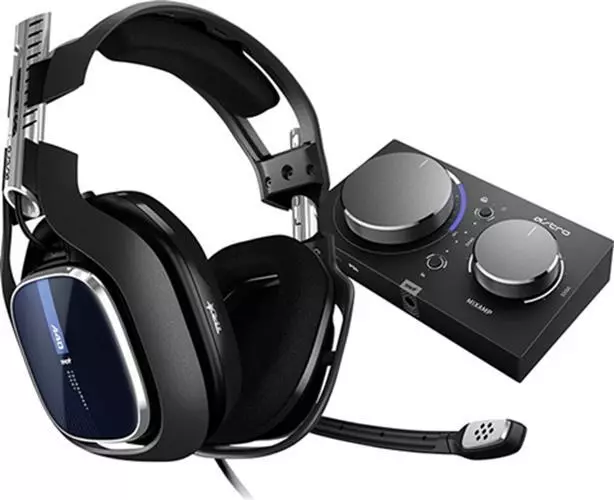 Astro A40 TR Headset + MixAmp Pro TR (2019) Black PS4 PC Video Game Accessory