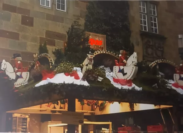 Weihnachtsmarkt Verkaufsstand Schausteller Fabrikat Denzer 5,5 x 6 Meter