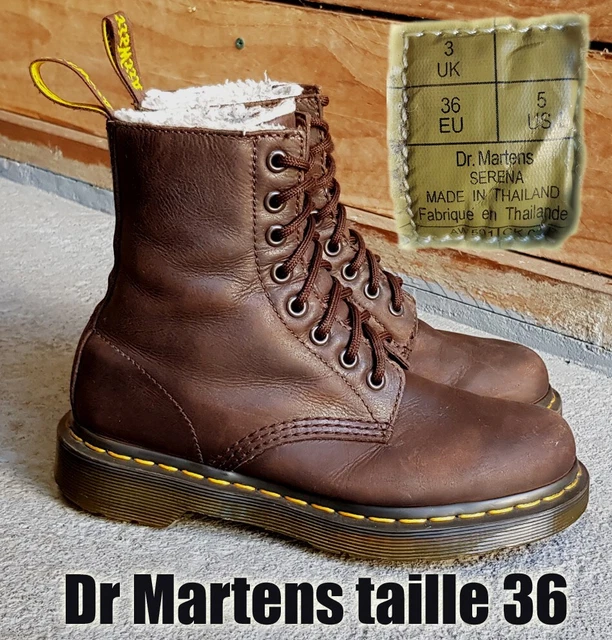 Doc martens hotsell marron fourrées