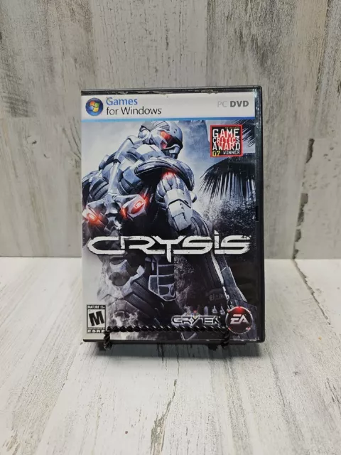 Crysis Computer Video Game PC DVD Windows 2007 Shooter Rated M 17+ EA Crytek