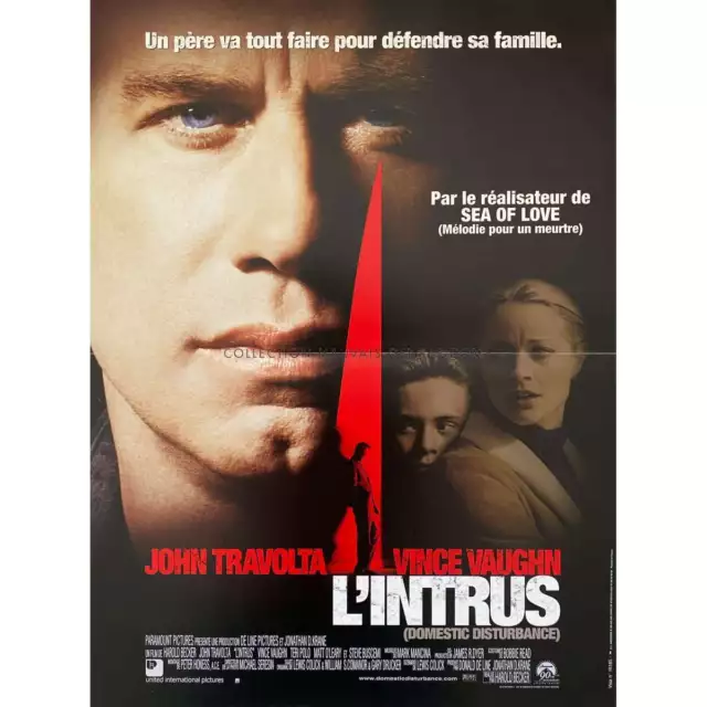 L'INTRUS Affiche de film  - 40x54 cm. - 2001 - John Travolta, Harold Becker -