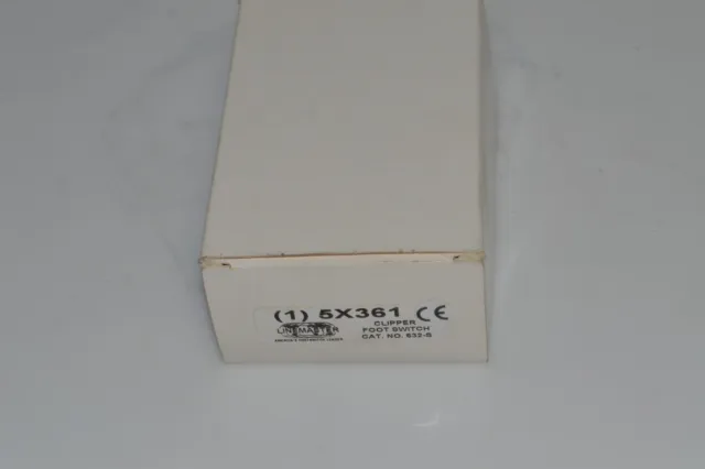 ^^ Linemaster Clipper Foot Switch 5X361 Cat. No. 632-S -- New In Box (Pam97)