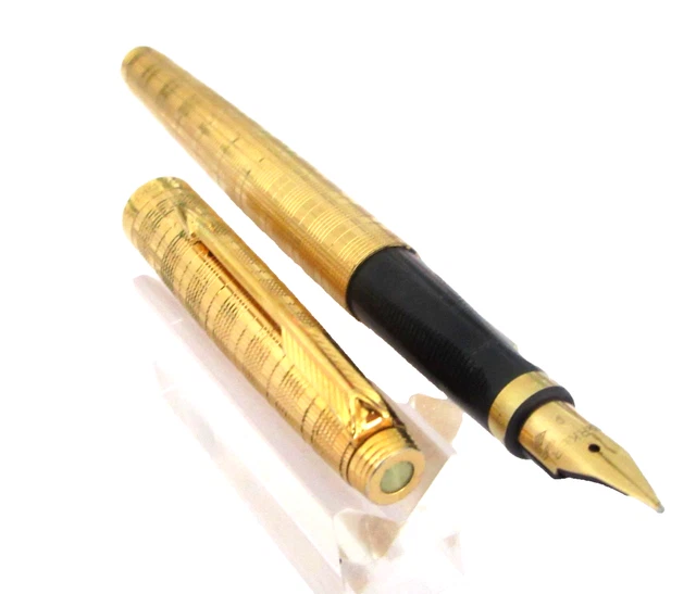 Stylo Plume Parker 35 Prestige - Laque Automnale, Plume En Or - Très Bon état