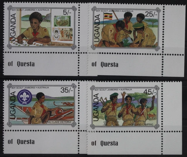 Uganda 559-562 postfrisch Pfadfinder #WP323