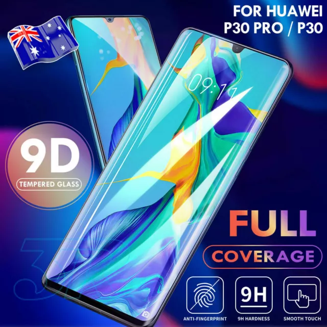 Huawei P30 P30 Pro Mate 20 Pro 5D Full Coverage Tempered Glass Screen Protector