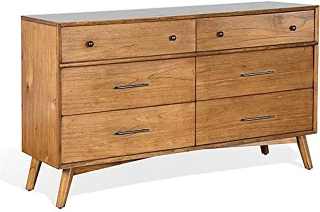 American Modern 6 Drawer Dresser