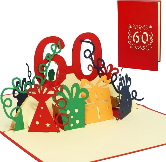 BIGLIETTO DI AUGURI MUSICALE PER COMPLEANNO 60 ANNI HITMIX 60 39386885 8023557090548