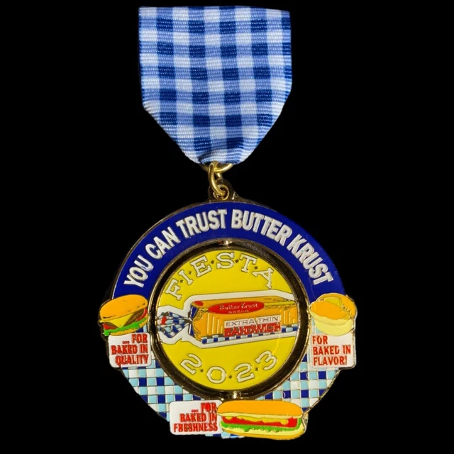 2023 BUTTER KRUST Fiesta Medal, San Antonio Fiesta 40.00 PicClick