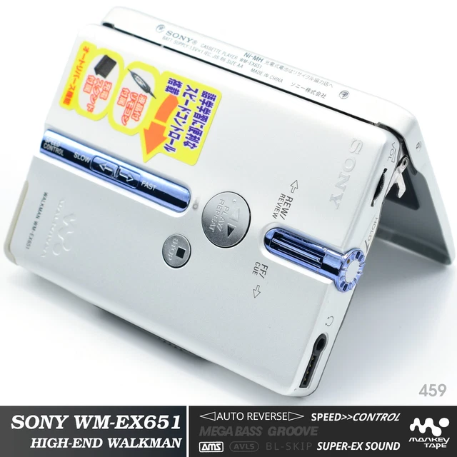 PROFESSIONALLY RESTORED!! SONY WM-EX651 Walkman Portable Cassette