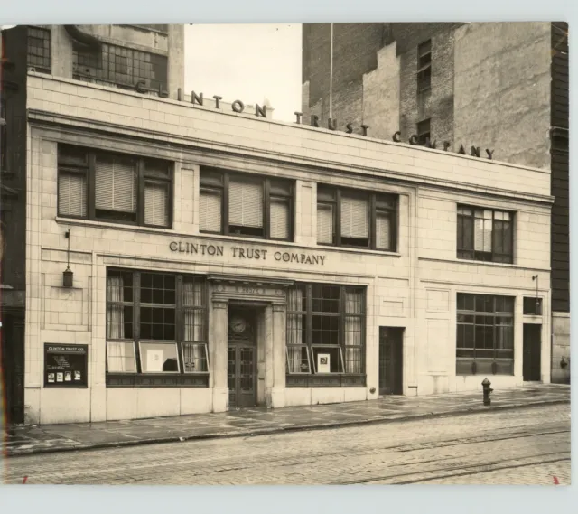 857 10th Avenue Clinton Trust Company Press Photo NYC New York City 1920s