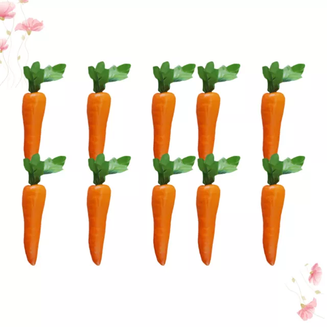 30 Pcs Simulierte Karotten Künstliche Laufstall Spielzeug Toys Gemüse
