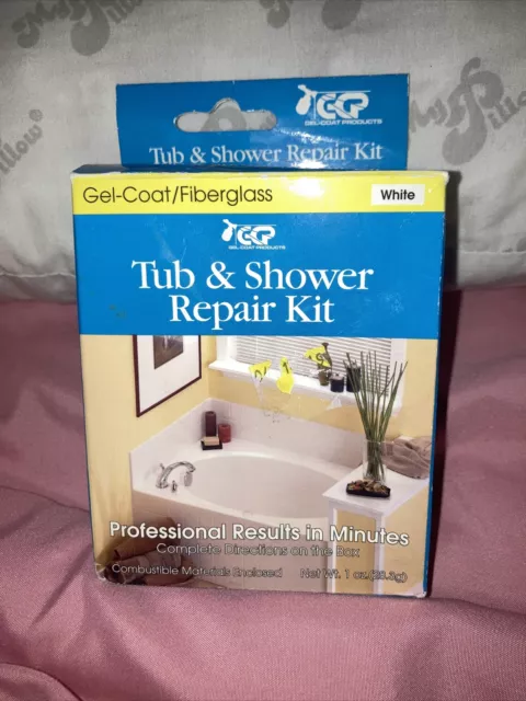 Gel-Coat Fiberglass Products Tub and Shower Repair Kit Sealers WHITE