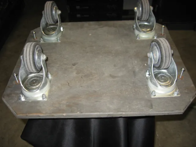 Caster Plate & Wheels For Standard Racks: Grundorf. Anvil. Gator. SKB. OSP. ProX