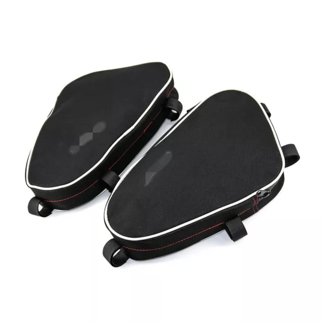 2x Motorcycle Frame Crash Bars Waterproof Bag For Suzuki V-Strom DL650 DL1000 AU