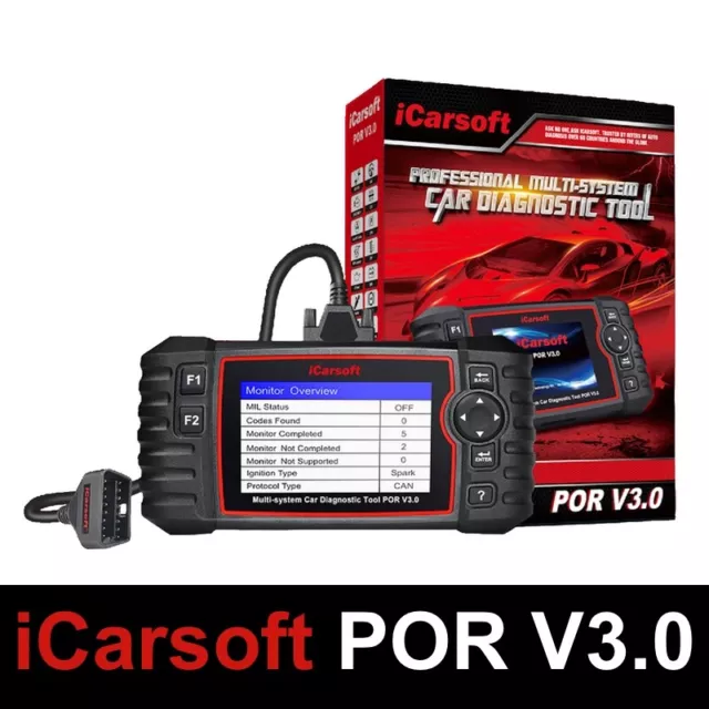 iCarsoft POR V3.0 | Outil Diagnostic Automobile compatible avec Porsche