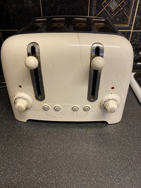 DUALIT 4 SLICE toaster Cream Good Condition 50.00 PicClick UK