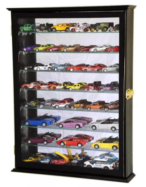 7 Shelves Hot Wheels Matchbox Diecast Cars 1/64 1/43 Model Display Case Cabinet