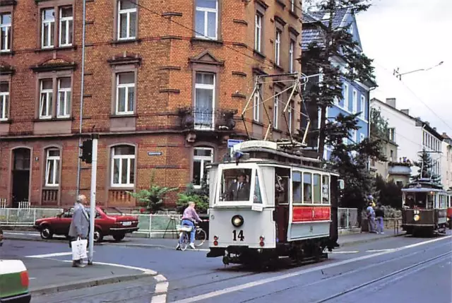 Foto Tram Straßenbahn zur Barfüsserbrücke ca. 14,9 x 10,1cm ubh3650i