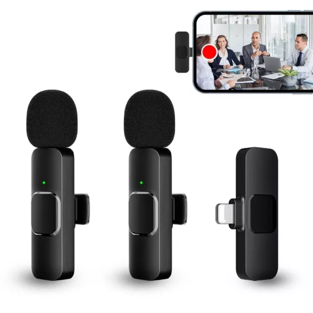 Audio Video Recording Mini Mic 2023 Phone Mic for iPhone/Android/Samsung