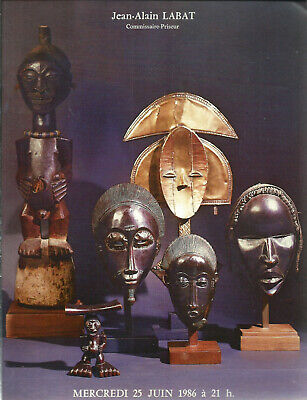 DROUOT PARIS PRIMITIVE AFRICAN OCEANIC ART Mask Figures Auction Catalog 1986