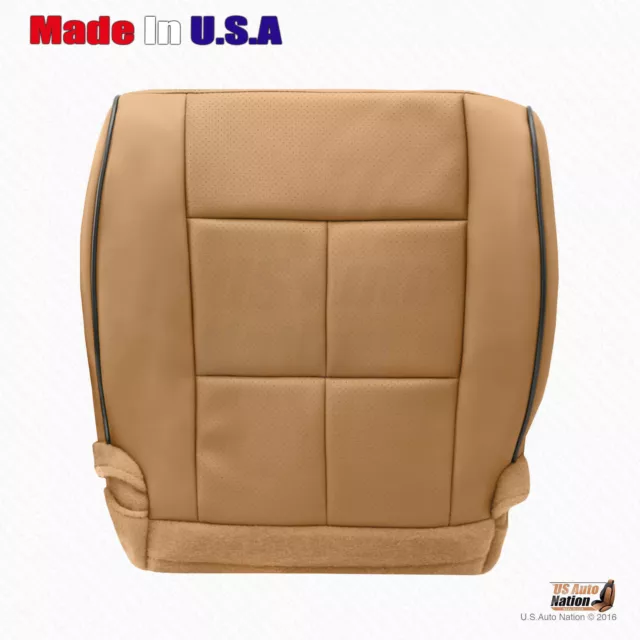 2010-2012 Lincoln MKZ Leather Seat Cover: Driver Bottom, Light Tan
