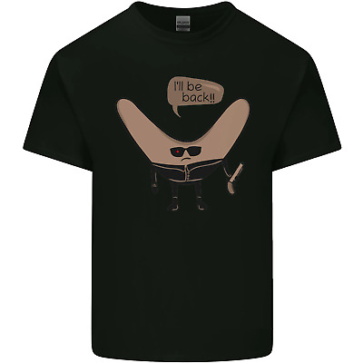 Boomerang Ill Be Back Funny Movie Parody Mens Cotton T-Shirt Tee Top
